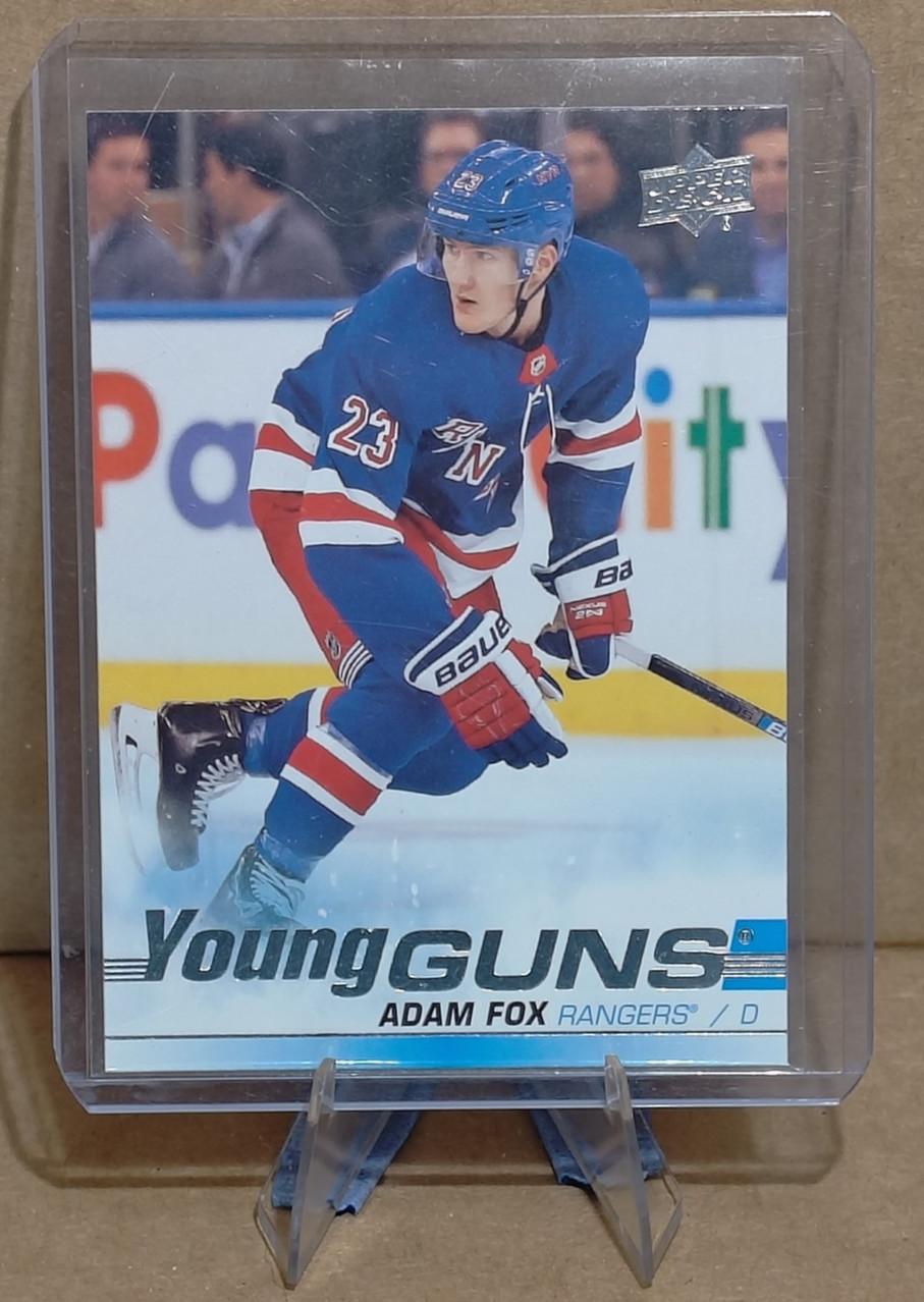 Adam Fox 2019 Upper Deck #228 Rookie Young Guns RC YG NYR New York NY Rangers