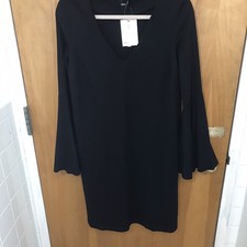 ASOS NWT Womens Maternity Dress Black Long Sleeve  Ponte Dress Sz 6