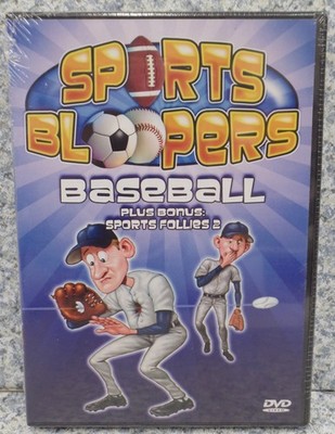 DVD Sports Bloopers Baseball Plus Bonus Sports Follies 2 2-Disc Set NEW SEALED