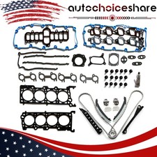 Timing Chain Kit Head Gasket Set For Ford F-150 Expedition 1999 5.4L HS8-21112