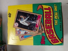 One Box 1987 Topps Baseball Wax  36 Unopened ...
