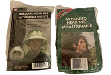 NIP Ozark Trail Camp Lot of 2 Green Mosquito Head Nets