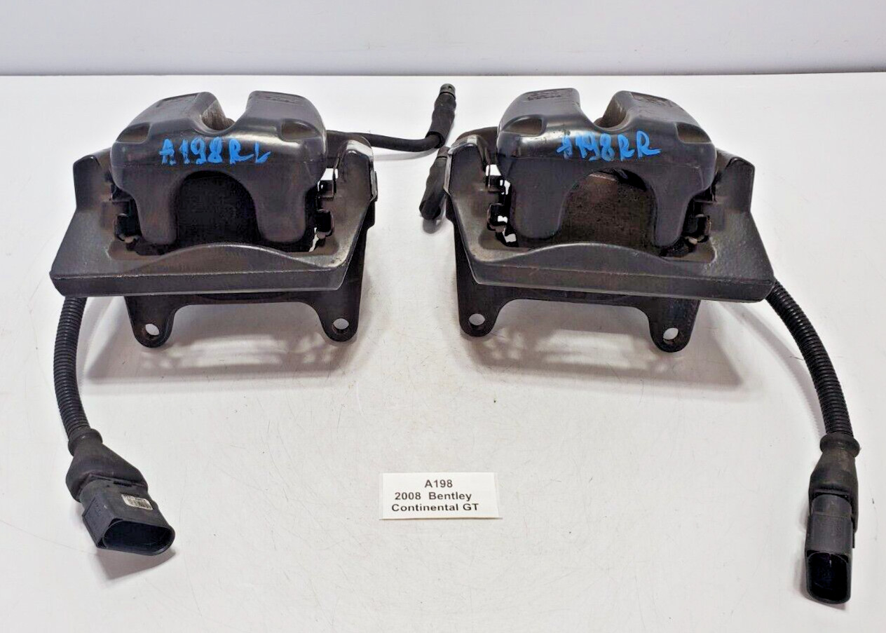 ✅ 2003-2012 OEM Bentley Continental GT Rear Left Right Brake Calipers SET Of 2