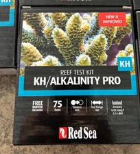 New Red Sea Alkalinity Pro Reef Aquarium Titration Test Kit Fish Tank