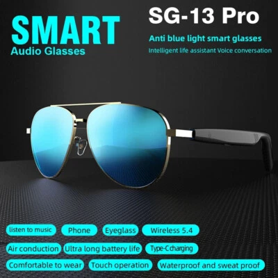 Gafas inteligentes Bluetooth Auriculares de música Auriculares de audio inalámbricos OWS Gafas de sol