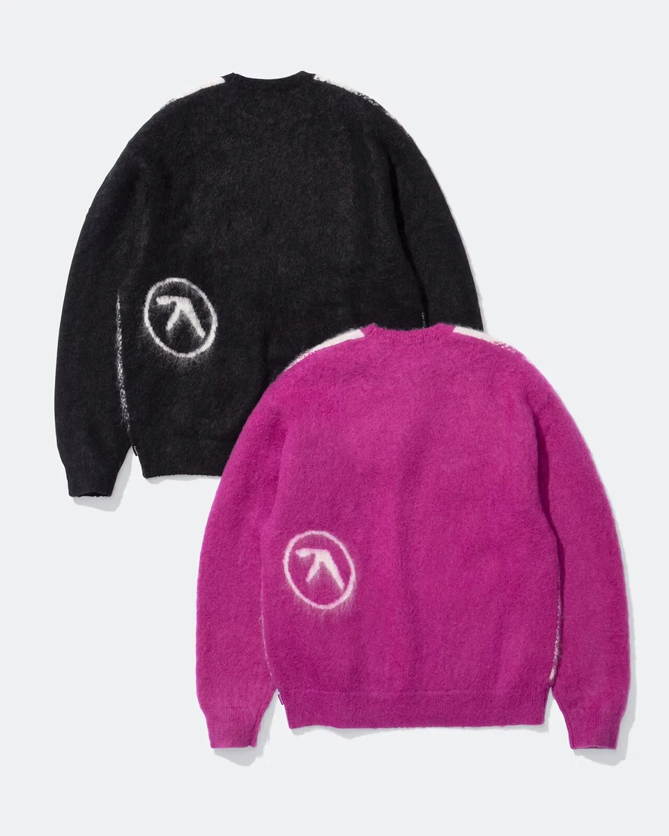 supreme aphex twin mohair sweater サイズM Supreme x Aphex Twin Mohair Sweater Black Plum 2colors SS25
