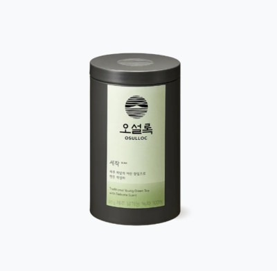 OSULLOC [SEJAK] Korea Jeju Organic Green Tea 80g  Premium First Flush Loose Leaf