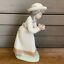 thumbnail 1  - Nao by Lladro Gloss Figurine Girl With Chicks In Birds Nest 1077 TENDER LOVE