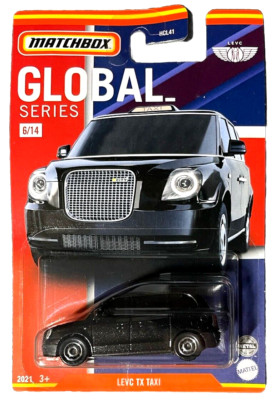 Matchbox Levc TX Taxi London Global Series 6/14 1:64 Modellauto Spielzeug UK GB