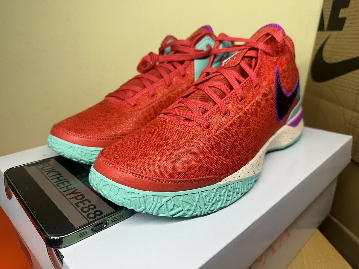 DS Nike Zoom LeBron NXXT Gen Track Red Basketball Shoes DR8784-600