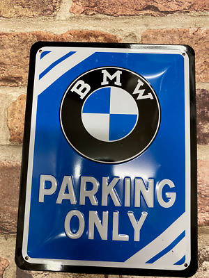 BIGYAK Insegna Metallica 8x12 Pollici - MG Midget Parking Only - Decorazione Murale Retrò Per Garage - 2