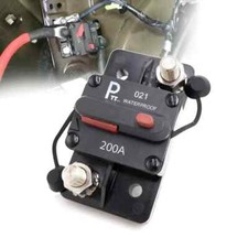 200 Amp 12V-48VDC Hi-Amp Circuit Breaker Manual Reset Waterproof