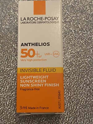La Roche Posay Anthelios sunscreen  50+ Invisible Fluid Light Weight  