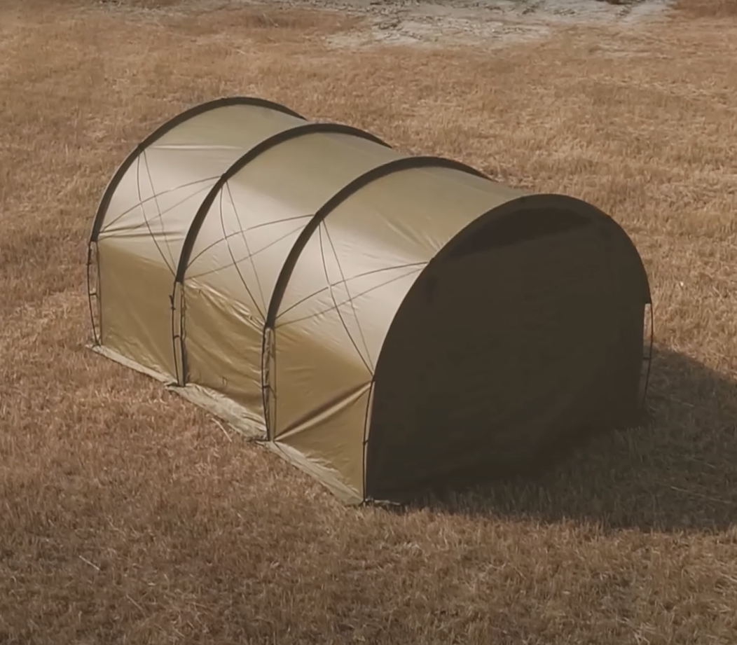 Helinox Tactical Field Tunnel Tent 4.35 Coyote Tan Big Size Helinox Tactical Field Tunnel Tent 4.35 Coyote Tan Big Size