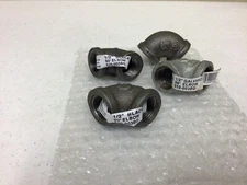 NEW, ( LOT OF 4 ) B&K MUELLER IND. 1/2" 90° THREADED ELBOW 520-003BG & 510-003BG