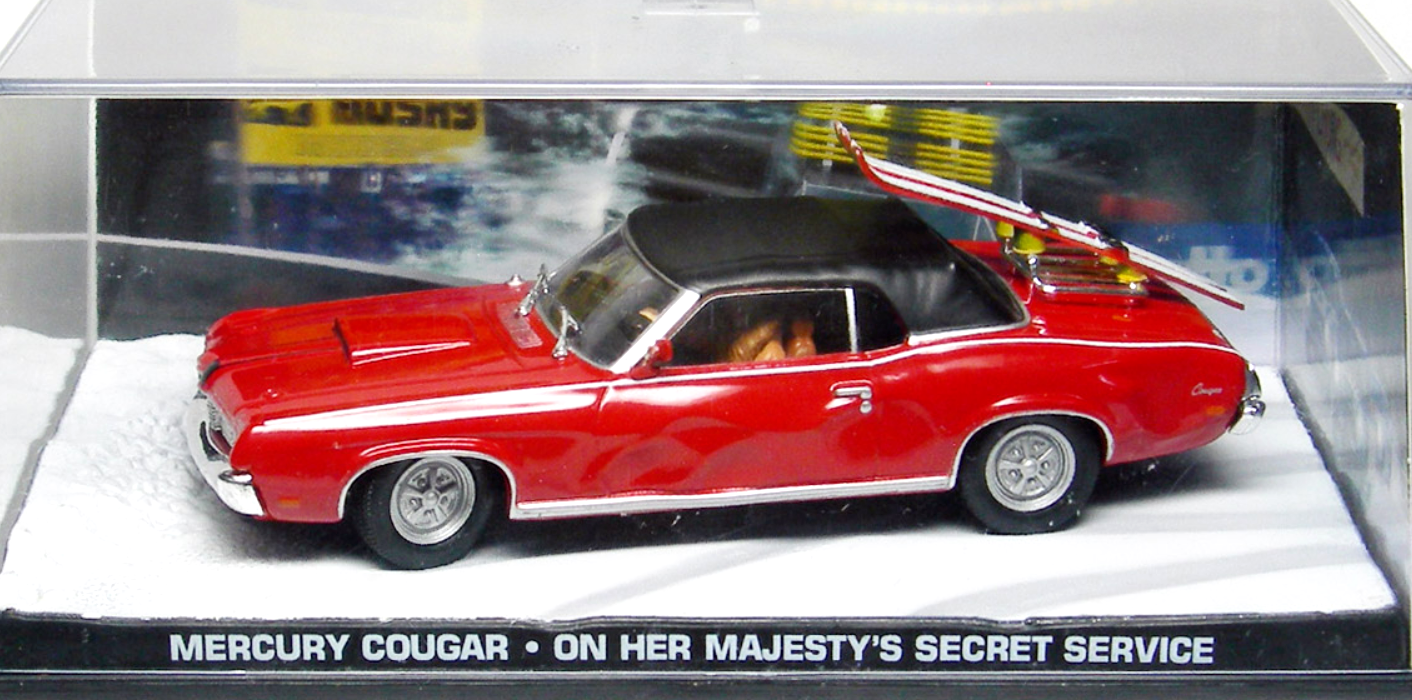 Mercury Cougar On Her Majesty's Secret Service Bond 143 Diecast Car