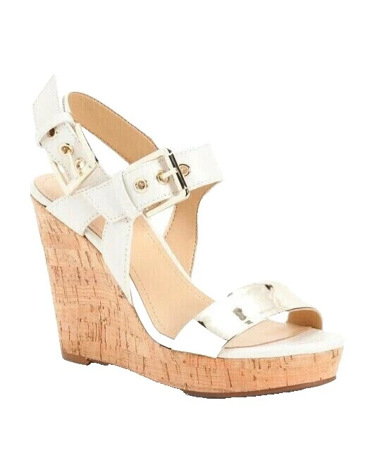 Tacones De Cuña Nine West Blanco para Mujeres