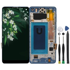 For Samsung Galaxy S10 G973 LCD Display Touch Screen Digitizer Blue Replace TFT
