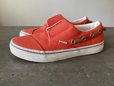Toms Pasadena Lacing Eyelet Orange Canvas Kids Shoe Size 1 10013618