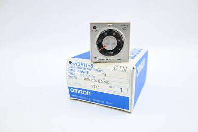 Omron Timer 0.5/1/5/10m 100/110/120 VAC ( H3BH-8 )