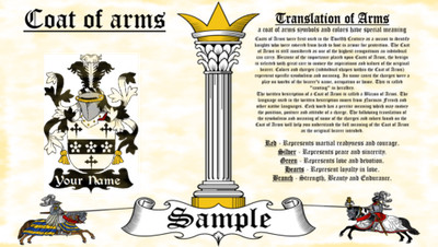 Madack-Mydeck Wappen Heraldry Blazonry Aufdruck
