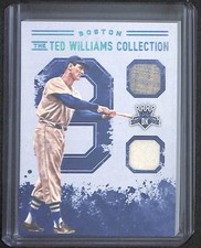 2017 Panini Diamond Kings #TWCM3 Ted Williams Collection Dual Jersey No 2 of 10