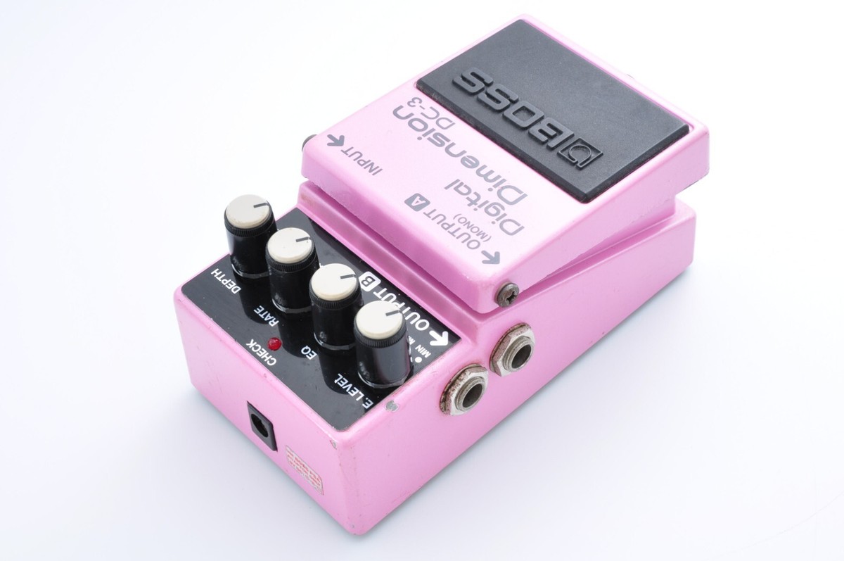 BOSS DC-3 1988年製 日本製 Digital Dimension Boss DC-3 Digital Dimenstion Chorus 1988 Early Type Made in