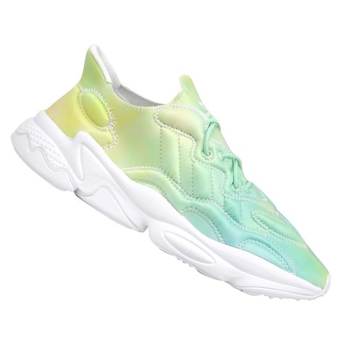 Shoes Universal women Adidas Ozweego FY2581 Yellow-Turquoise | eBay