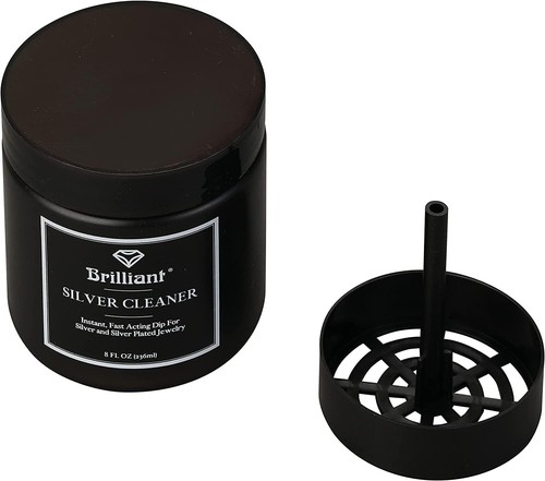 Brilliant 240Ml Silver Jewellery Cleaner with Cleaning Basket - Picture 5 of 5