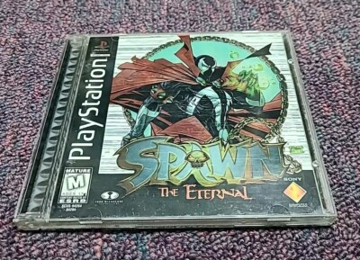 Spawn The Eternal (PlayStation 1) PS1 (Foil Chrome Manual!) Tested