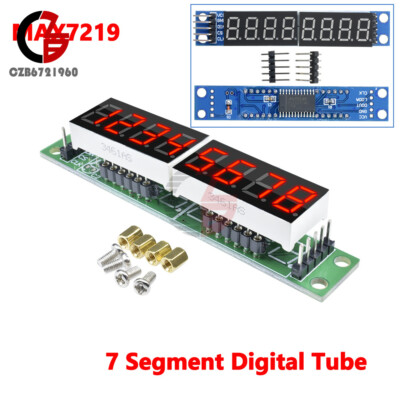 Black/Red/Blue Board 8-Digit Tube MAX7219 LED Display for Arduino Raspberry Pi