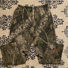 VTG Jerzees Outdoors Sweatpants Mens XL Camo Mossy Oak Fleece Pants 90s