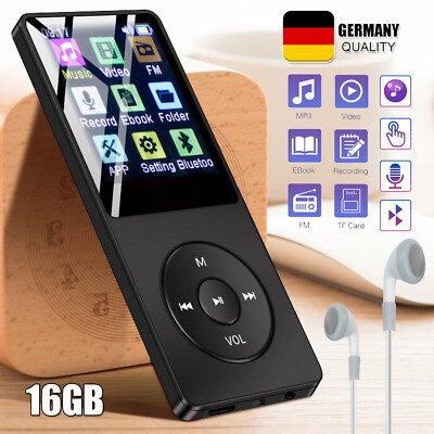 MP3 Player Bluetooth Sports Musik Player HiFi Musik Spieler FM Radio Recorder