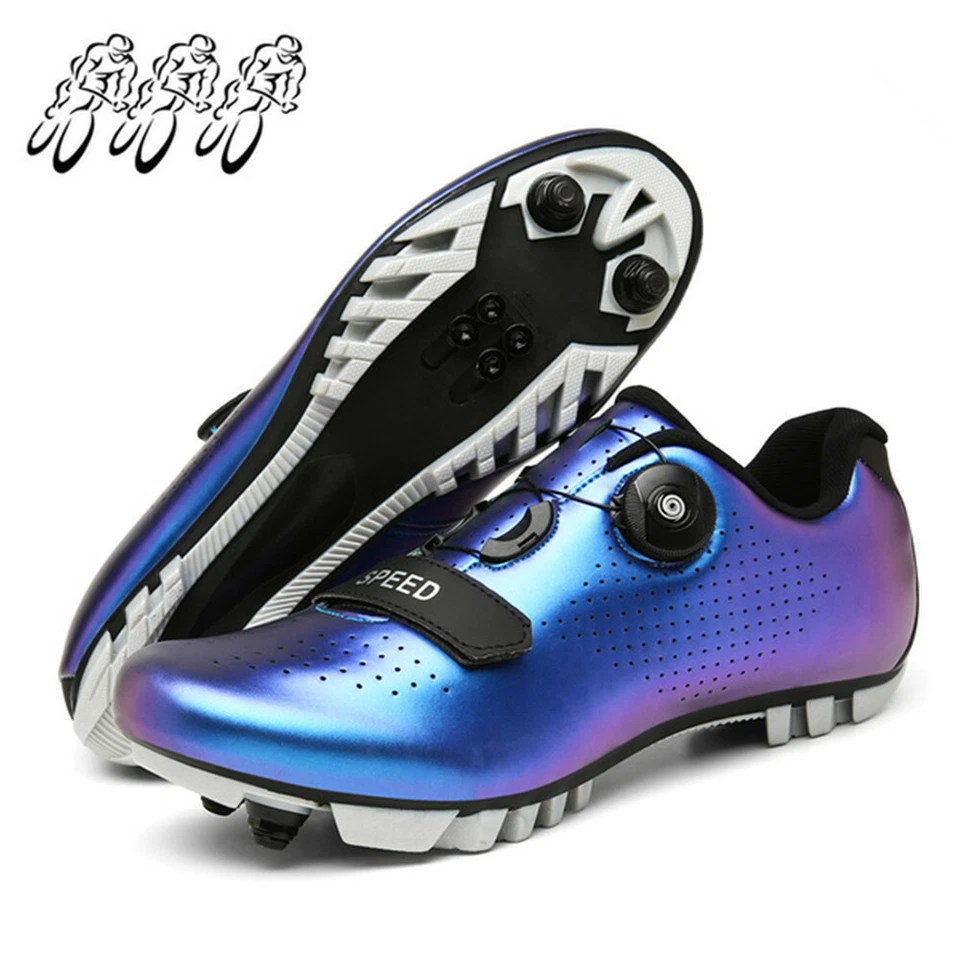 Zapatos de ciclismo de montaña transpirables para hombre Triatlón Bicicleta Zapatos Mtb Bicicleta Tenis Foto 4 de 4