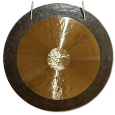 Horizon Gong by Raven Sounds, Handmade Bronze Wind Gong, Free Mallet