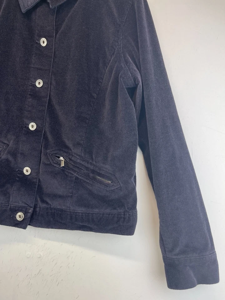 Jones Wear Sport Jacket - Womens Size 10 - Dark Blue - Stretch (1597) - Image 4 of 4