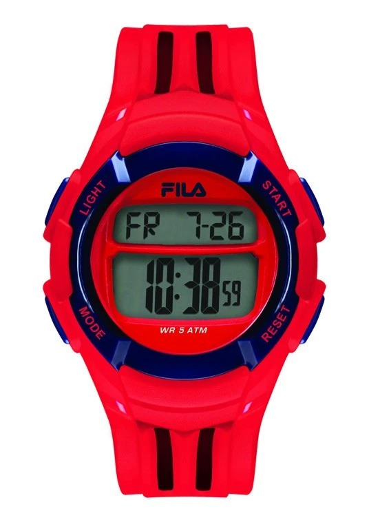Fila Active 38 048 102 Orologio da Polso Sport Jogging Fitness Rosso Unisex