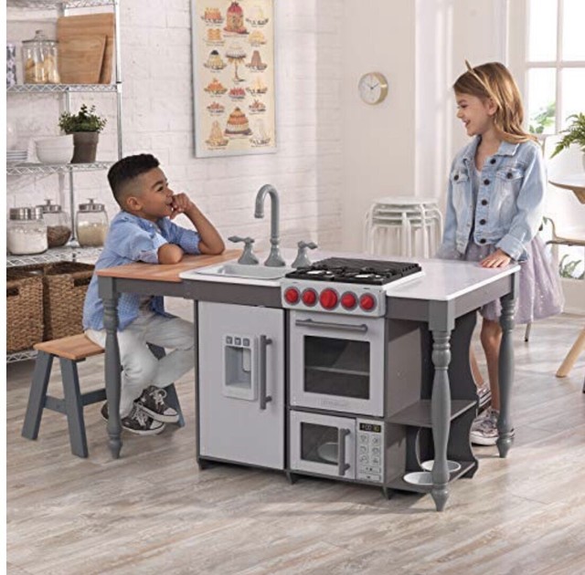 Kidkraft Chef S Cook N Create Island Play Kitchen 53420 For Sale