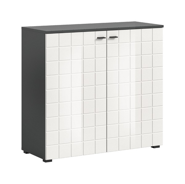 Xonox.Home Kommode Sideboard Anrichte Schrank Monte Anthrazit 92 X 86 X 37 Cm-image