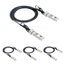 Lot of 4 10G SFP DAC Cable, 6.5 ft. Twinax Copper Cable, For Cisco, Ubiquiti