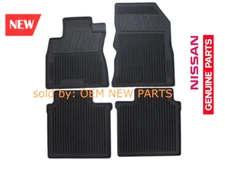 NEW OEM 2014-2019 Nissan Versa NOTE All Weather Rubber Floor Mats 999E1-4Y002