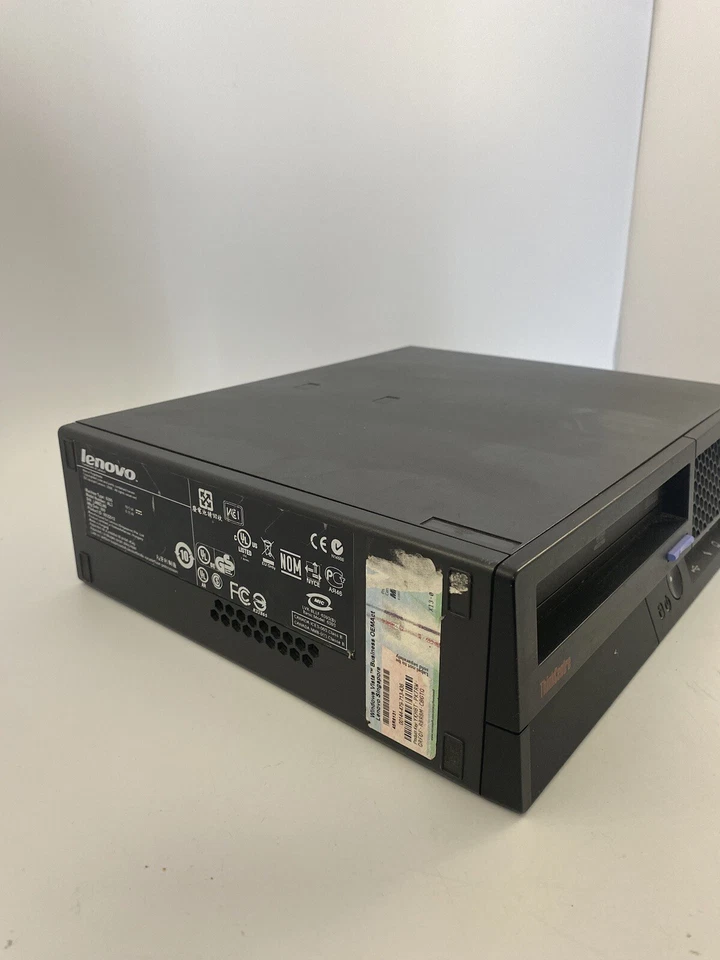 Lenovo Thinkcentre M57 6395 Black 80GB HDD 4GB RAM Windows 10 Desktop PC - Image 4 of 4