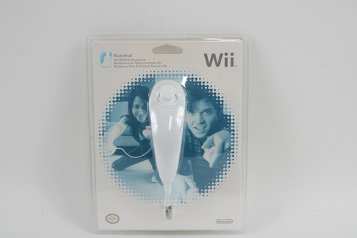 Nintendo OEM Wii Nunchuck ( RVLAFW ) Navigation Controllers Genuine New Sealed - Picture 5 of 12