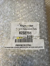 LOT of 3 -FRYMASTER  FM823-2791 Sms Block Cover w/water Deflector