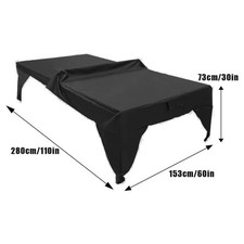 280 x 153 x 73cm Table Tennis Cover for Outdoor Use 210D Polyester Fiber