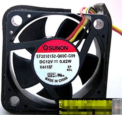 Sunon 3cm EF30101S2-Q00C-G99 3010 12V 0.62W silent fan
