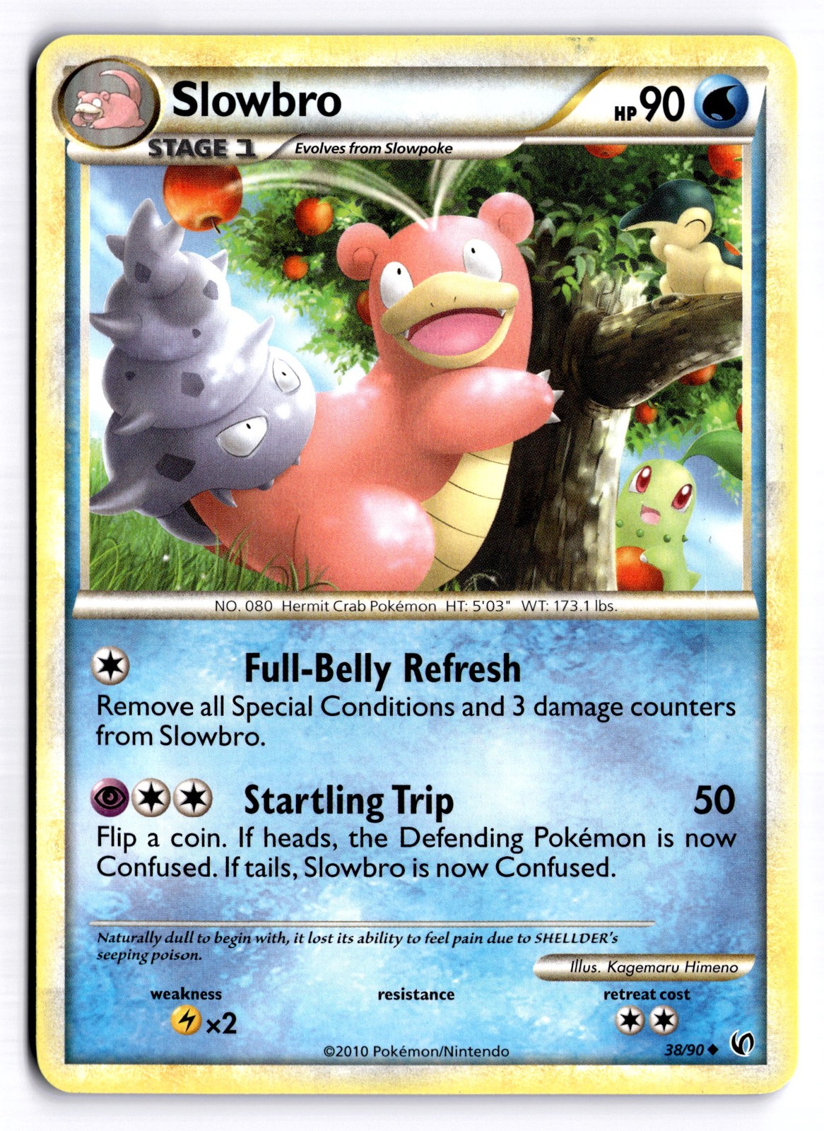 Slowbro Uncommon Undaunted 38/90 NM