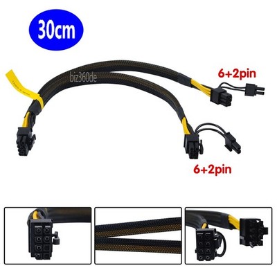 8pin to Dual 8 (6+2)Pin Power kabel Für DELL T7810 T7920 to PCI-E GPU Stromkabel