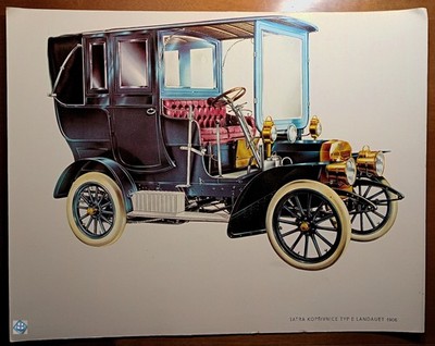 TATRA Type E Landauet 1906 (cardboard, 33x26 cm)