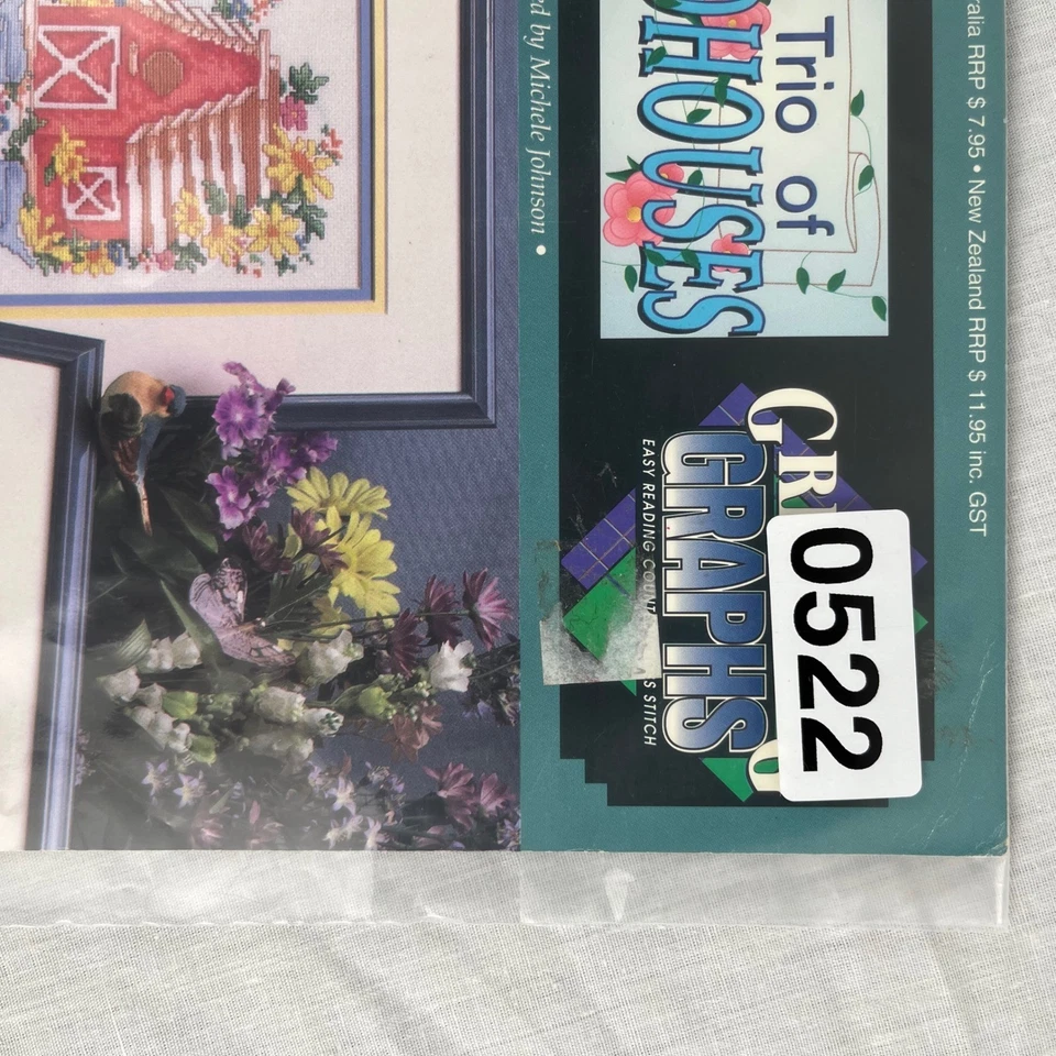 A Trio of Birdhouses Cross Stitch Pattern Great Big Graphs VCL 20139 - Image 4 of 4